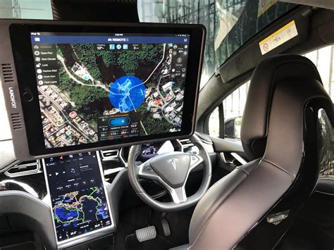 Besides usual Android feature, it also comes . . Tesla model x rear entertainment system